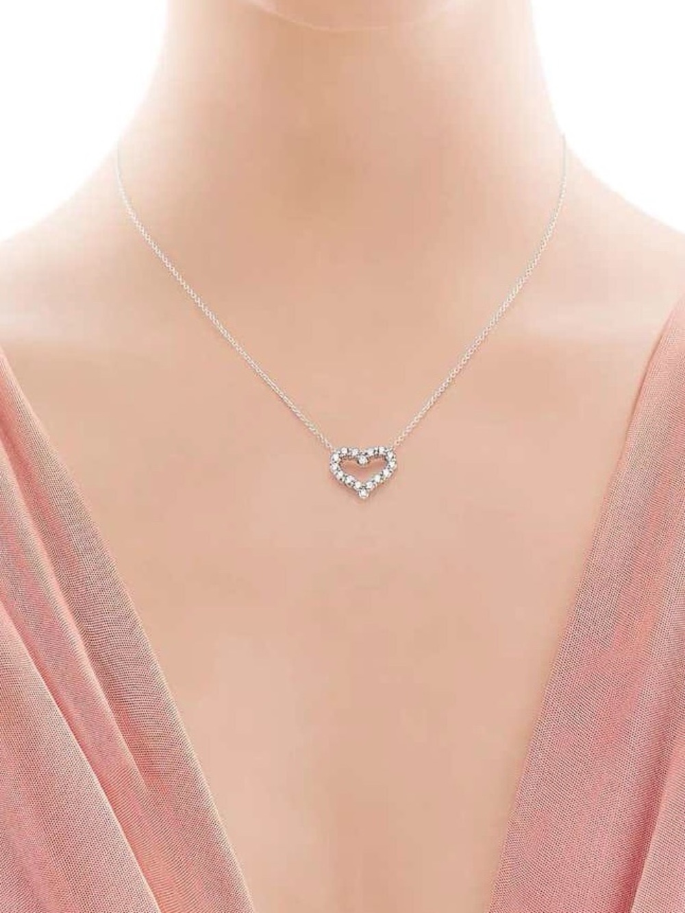 Tiffany & Co. Diamond Heart Necklace